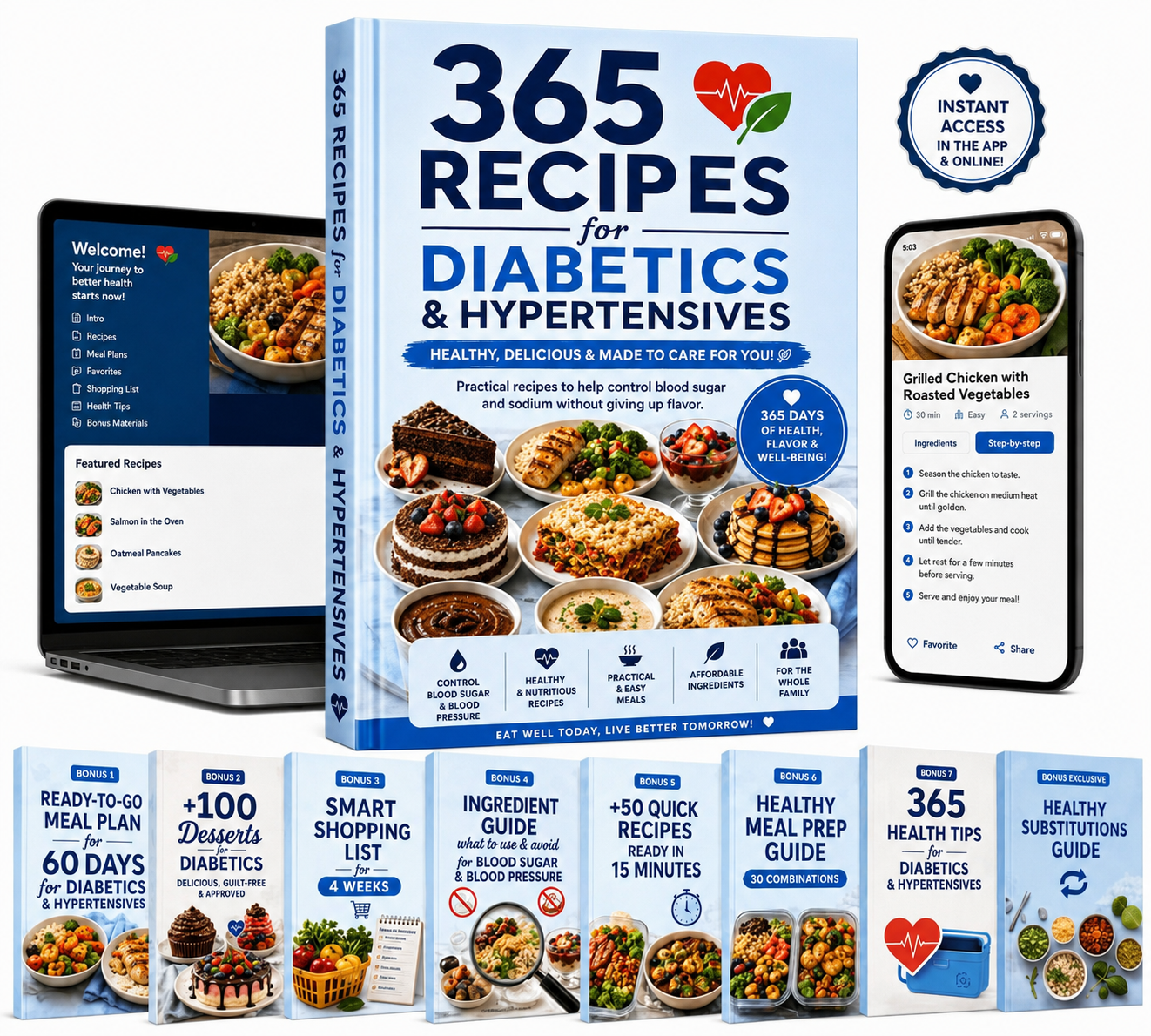 Mosaic featuring Chef Luana's 353 extra recipes